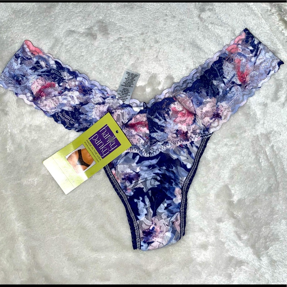 FLORAL HANKY PANKY - LOW RISE THONG